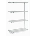 Nexel Wire Shelving Add-On, Poly-Z-Brite, 48W x 21D x 74H A21487Z